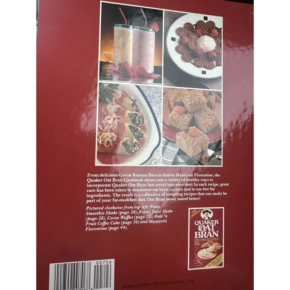 1989 Quaker‎ Oat Bran Hot Cereal Cookbook